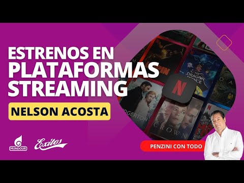 Qué estrenos  podemos ver el fin de semana en las plataformas de streaming, con Nelson Acosta