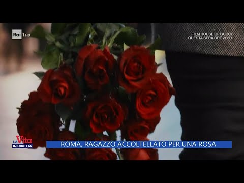 Roma, ragazzo accoltellato per una rosaRoma, ragazzo accoltellato per una rosa - La Vita in diretta