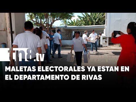 Rivas recibe boletas electorales para comicios municipales - Nicaragua