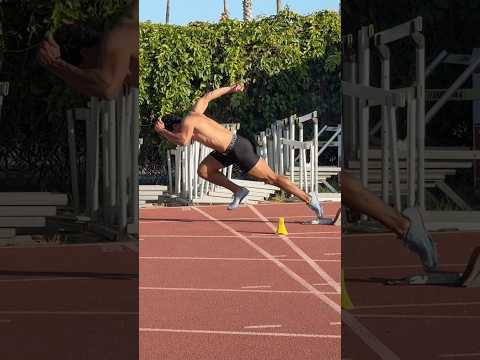Block Starts w/ Curtis Borden #trackandfield #sprinting