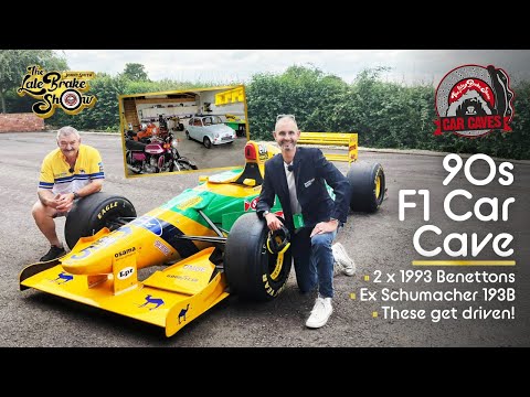 Firing up Schumacher's '93 Benetton F1 car in the back garden - Car Cave