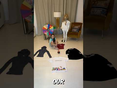 Spinning the Arrow to Choose Lily’s Theme Park Outfit! 🎡✨