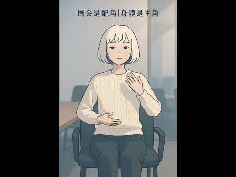 把周會當配角，把身體當主角：職場降噪術｜雲子的藍色幽默 #情感 #心理學博士 #感情