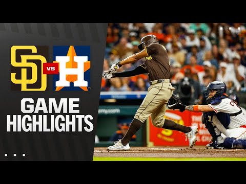 Padres vs. Astros Game Highlights (4/20/25) | MLB Highlights