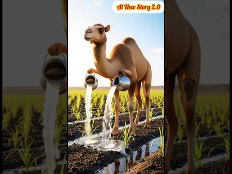The Camel and the Sugarcane Field 😭🐫 Heart-Touching Moral Story #ai #camel #sugarcane #shortstory