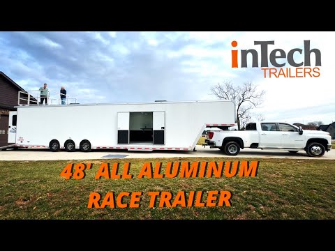 WE GOT A NEW RACE TRAILER!