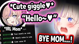 Hajime's IRL Mom Talks To Chat On-Stream and Her Cute Voice Was Too Mu