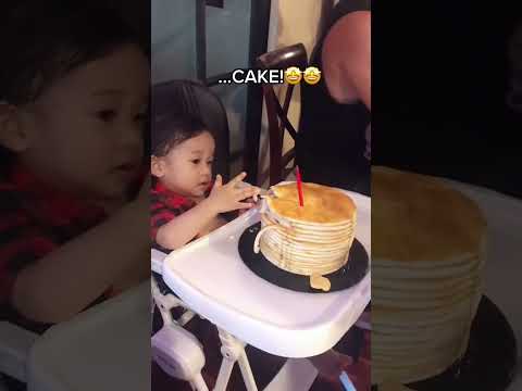 Throwback to this awesome cake <strong>from</strong> Landon’s 1st birthday🥞 #pancakes #cake #birthday #<strong>son</strong> #momlife