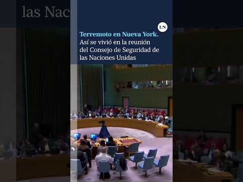 Terremoto en Nueva York: así se vivió en la reunión del Consejo de Seguridad de las Naciones Unidas