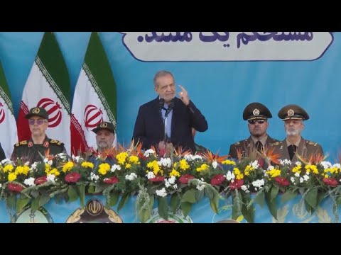 Iran's armed forces stage annual parade