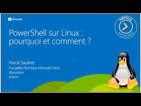 FrPSUG 2017/04/11 PowerShell sur Linux