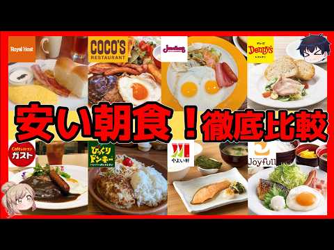 ファミレスのモーニング徹底比較｜おすすめ9社の特徴とポイント サムネイル