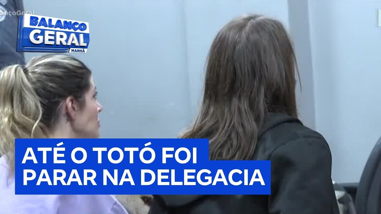 Casal suspeito de tráfico é preso e até cachorro de estimação vai parar na delegacia