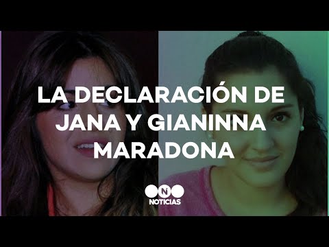 GIANINNA y JANA MARADONA DECLARARON CONTRA los MÉDICOS de DIEGO - Telefe Noticias