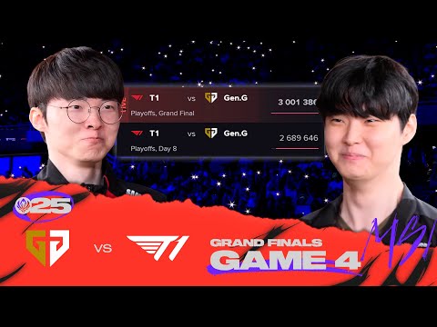 싱글벙글 라이엇 | GEN vs T1 게임 4 하이라이트 | 07.13 | MSI 2025