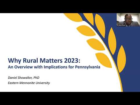 Why Rural Matters: A Closer Look at Rural Education in Pennsylvania
and the U.S.