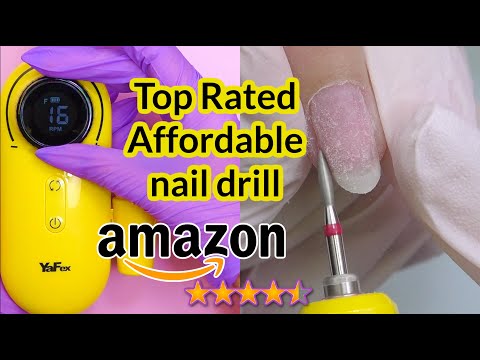 Testing Top Rated Affordable Nail Drill Yafex from Amazon | Chic Gel Nail art