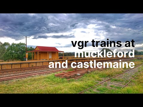 VGR Trains at Muckleford and Castlemaine