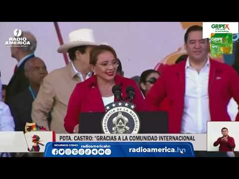 Discurso presidenta Xiomara Castro - Dos año de gobierno / Radio América