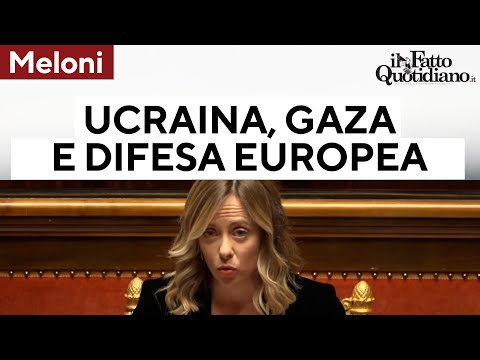 Meloni in senato prima del consiglio europeo: Ucraina, Gaza, difesa europea. Il discorso integrale