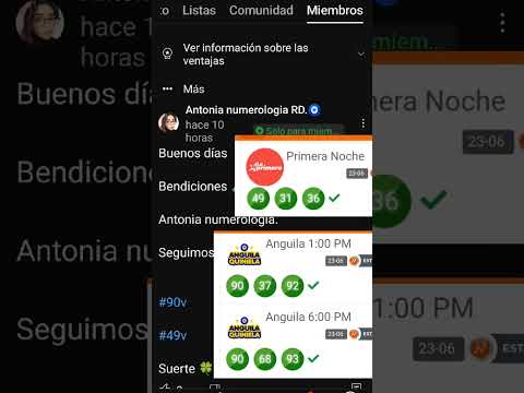 de regreso ala tómbola #antonianumerologia #numeross #numerord #numerosdeloteria18