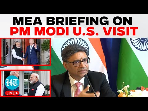 PM Modi U.S. Visit LIVE: MEA Briefing On PM's Trip Ahead of UNGA | Quad Summit | India | New York