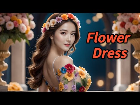 [AI Journey] Flower Dress   #AIJourney #Flower #Dress