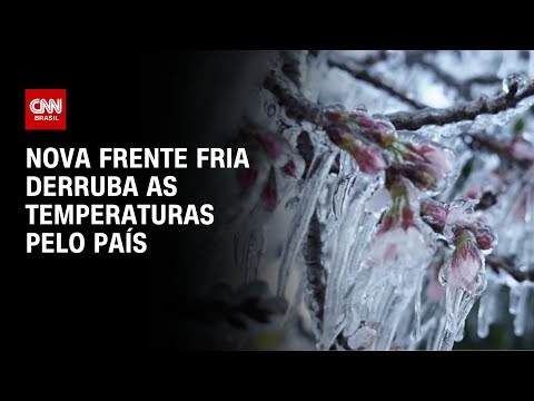 ​Nova frente fria derruba as temperaturas pelo país | CNN NOVO DIA