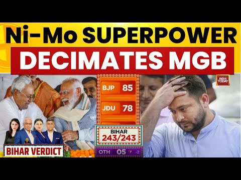 Bihar Election Results: NDA's Landslide Victory Decimates Mahagathbandhan Alliance | India Today