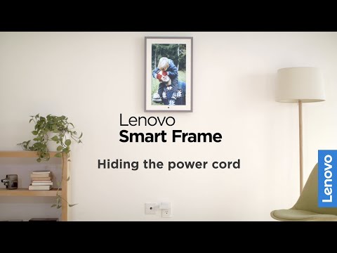 Lenovo Smart Frame – Hiding the power cord