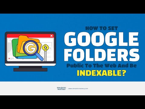 How To Set Google Folders Public To The Web And Be Indexable?