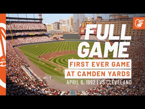 The First Game at Camden Yards | Indians at Orioles: FULL Game video clip