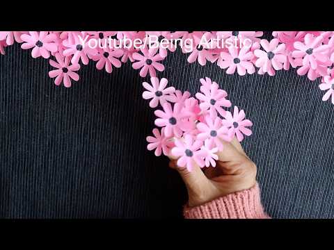 Easy and Beautiful Paper Flower Making - Paper Craft