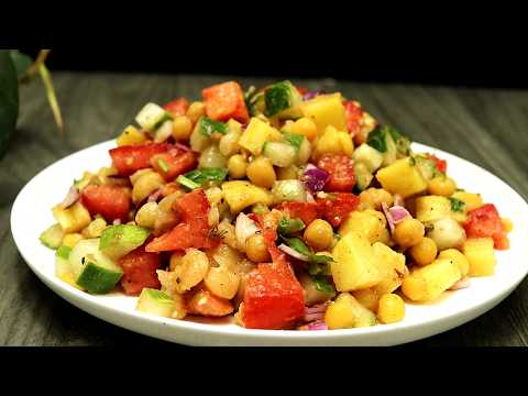 রমজানের ইফতারি স্পেশাল ডাবলি সালাদ রেসিপি ! খুবই সাধারণ উপকরণে তৈরি দারুন মজার ডাবলি সালাদ বা চাট !