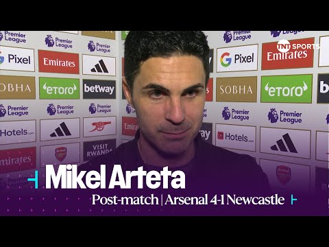 THE ATMOSPHERE WAS PHENOMENAL! | Mikel Arteta | Arsenal 4-1 Newcastle | Premier League