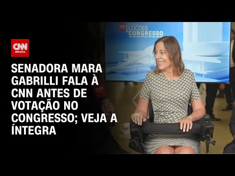 Mara Gabrilli fala à CNN antes de votação no Congresso; veja a íntegra | ELEIÇÕES NO CONGRESSO