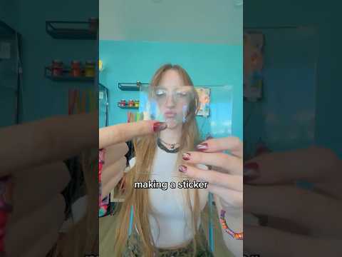 I Made a GLASS Sticker?! 🤯