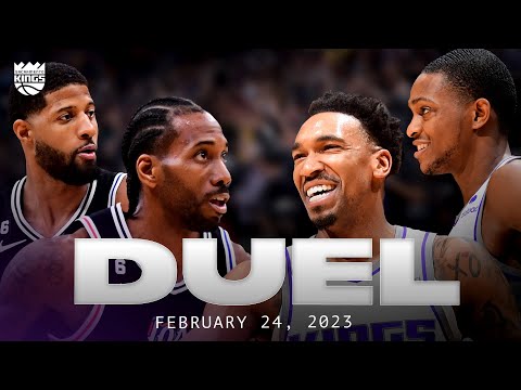 Fox & Monk (87pts) vs Kawhi & PG13 (78pts) - DUEL in 2nd highest scoring game in NBA history! video clip
