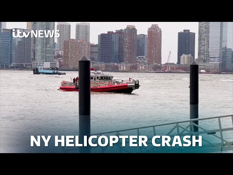 Multiple people reportedly killed in New York helicopter crash | ITV News