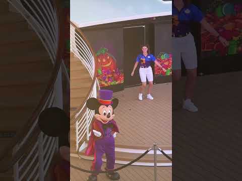 Happy Halloween from Mickey’s Mouse-querade party on Disney Cruise Line’s Halloween on the High Seas