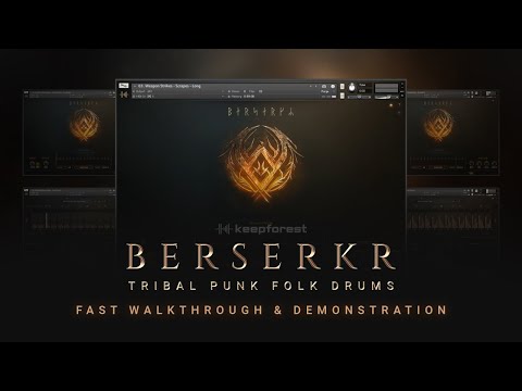 Berserkr: Tribal Punk Folk Drums - Fast Walkthrough & Demonstration