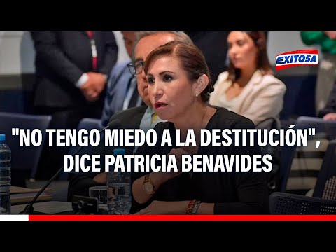 Patricia Benavides a JNJ: No tengo miedo a la destitución porque la justicia prevalecerá