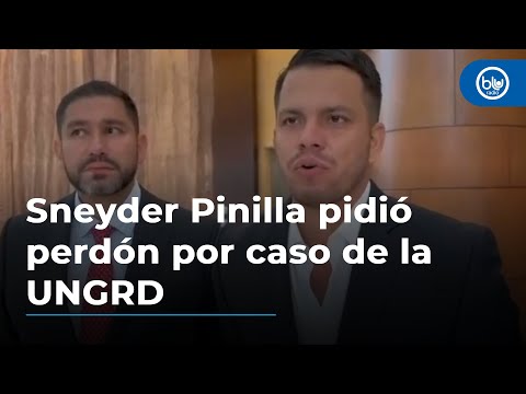 Sneyder Pinilla pidió perdón por caso de la UNGRD