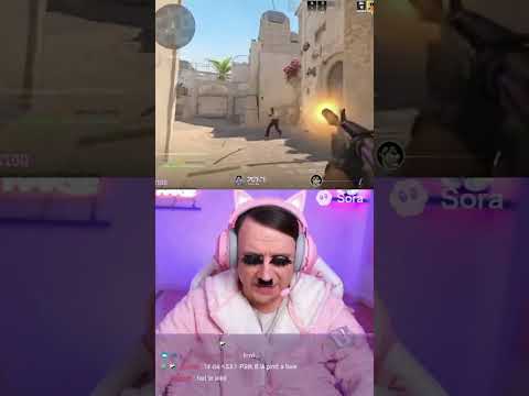 Hitler streaming Cs2 #ai #funny #alartcommunity #ytshorts #shorts