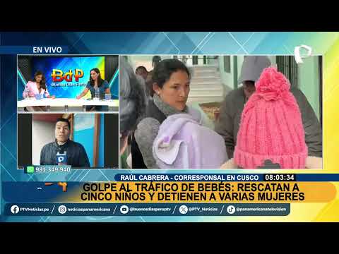 Cusco: desarticulan organización criminal dedicada al tráfico de bebés