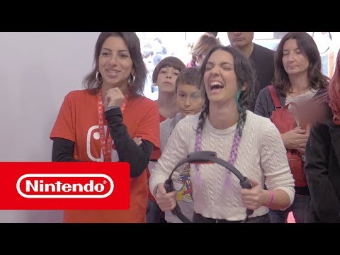 Ring Fit Adventure - Interviste a Lucca Comics & Games 2019 (Nintendo Switch)