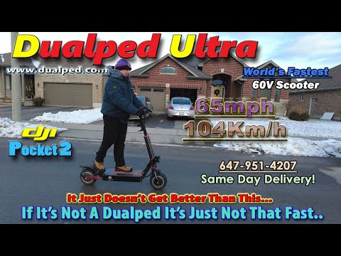 Dualped Ultra World's Fastest 60V Scooter