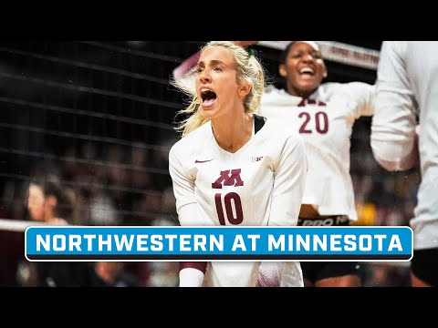 Northwestern at Minnesota | Big Ten Volleyball | Oct. 15, 2023 | B1G+ Encore