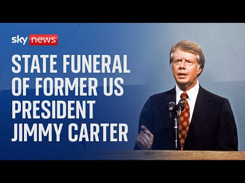 Former US president Jimmy Carter's state funeral begins