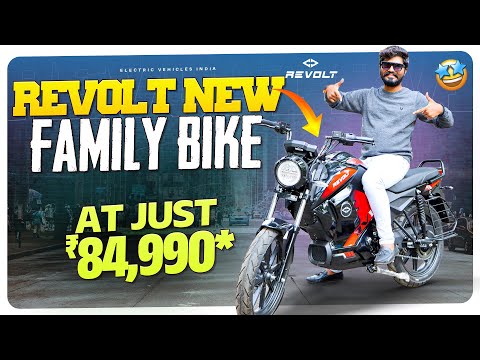 REVOLT RV1+ Electric Bike Review | Latest Family Commuter Electric Bike | Electric Vehicles India